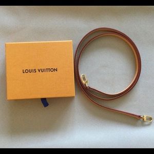 Louis Vuitton 16mm vachetta crossbody strap